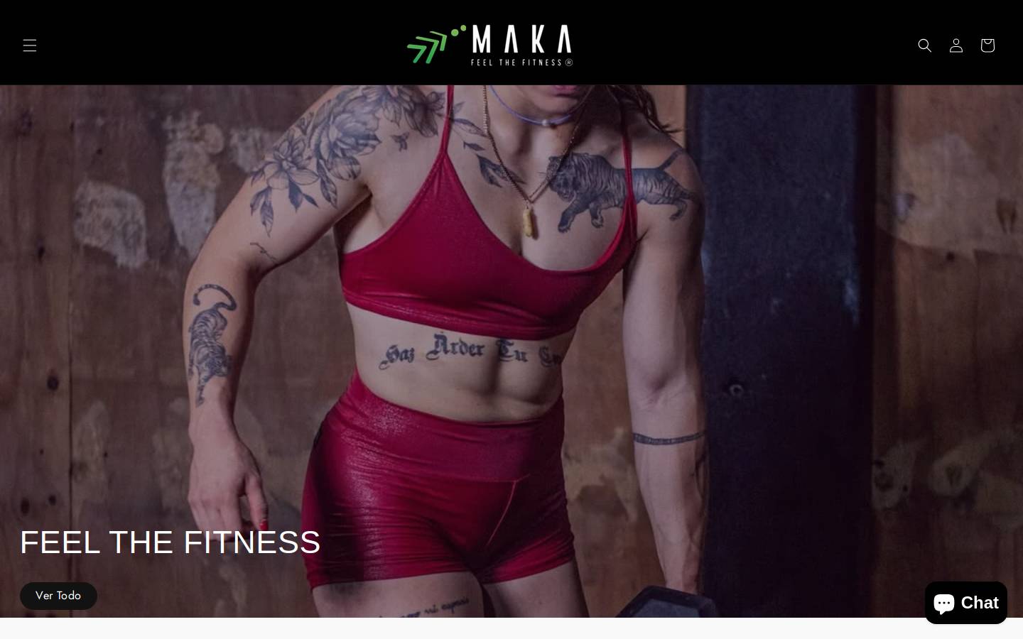 makafeelthefitness.com homepage screenshot