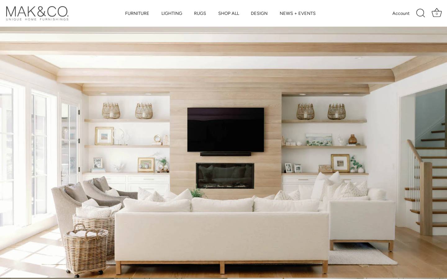 makandcohome.com homepage screenshot