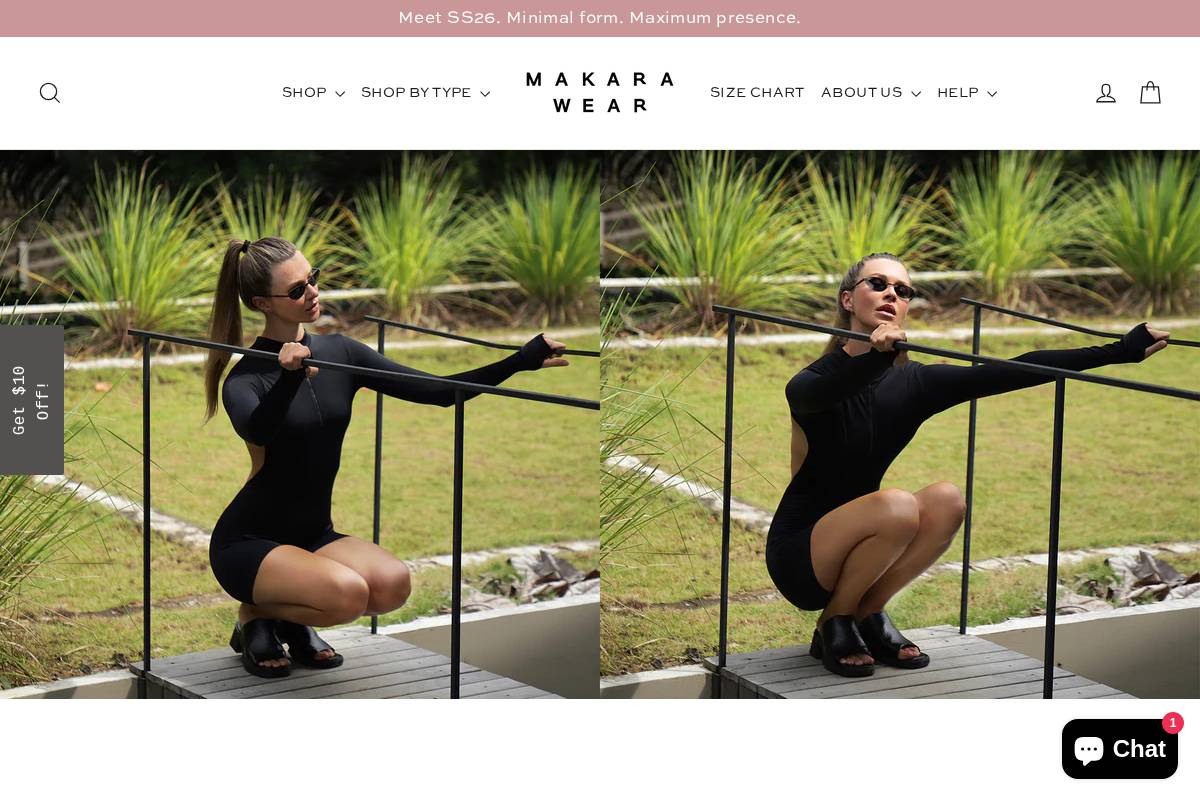 Makara Wear homepage screenshot