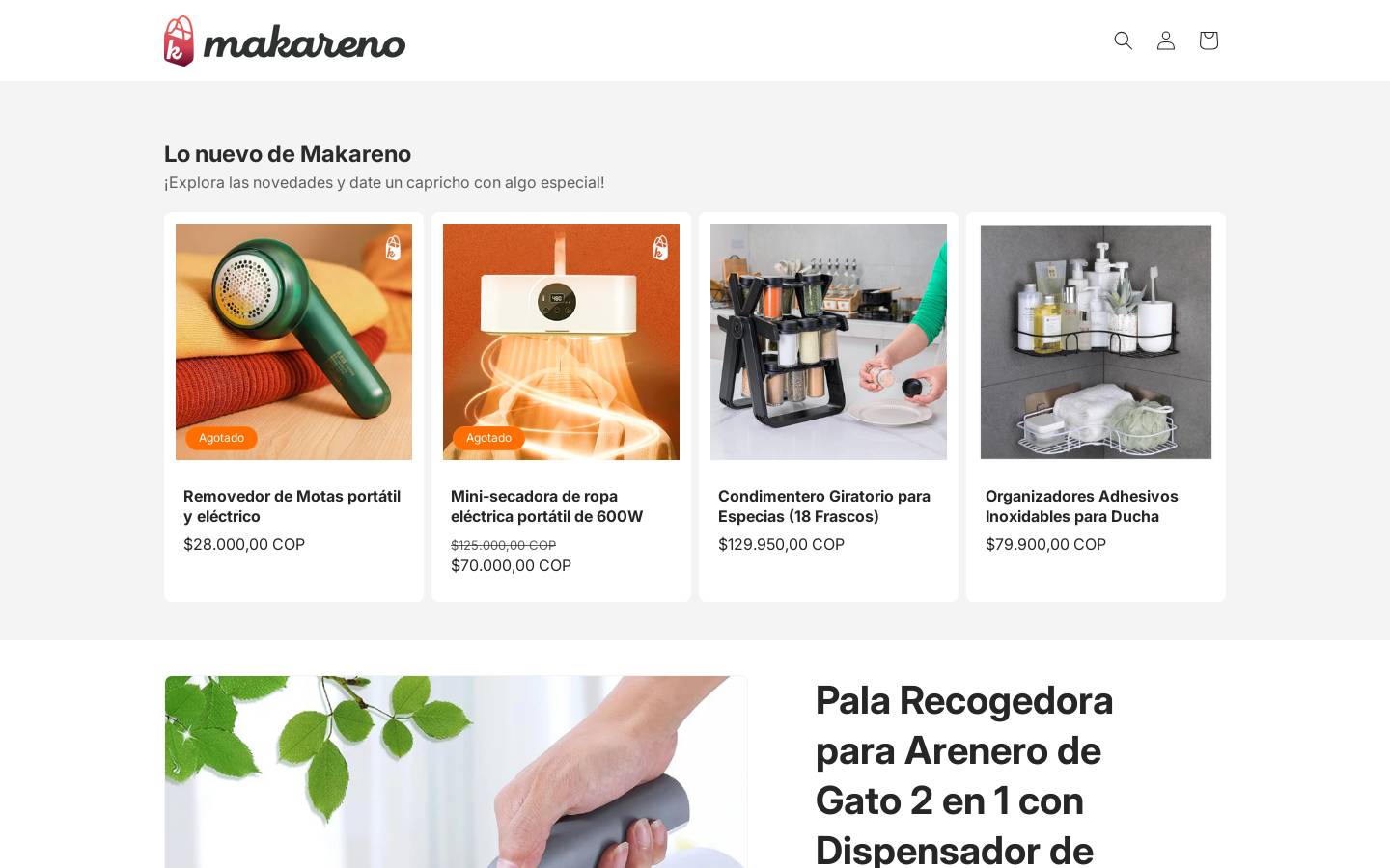 makareno.com homepage screenshot