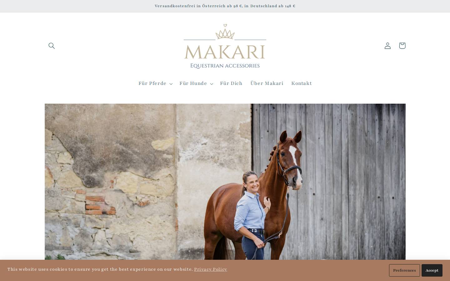 makari-shop.com homepage screenshot
