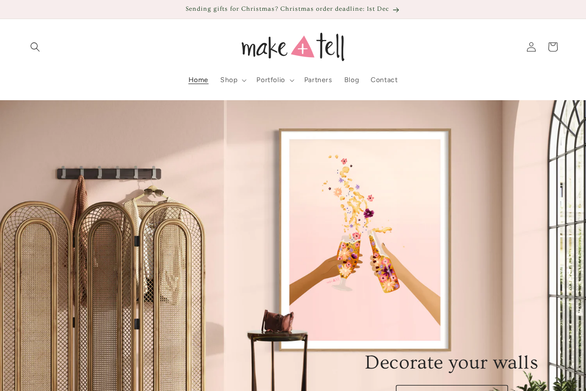 makeandtell homepage screenshot