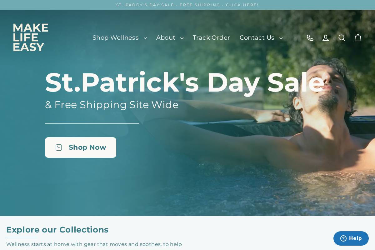 Makelifeeasy homepage screenshot