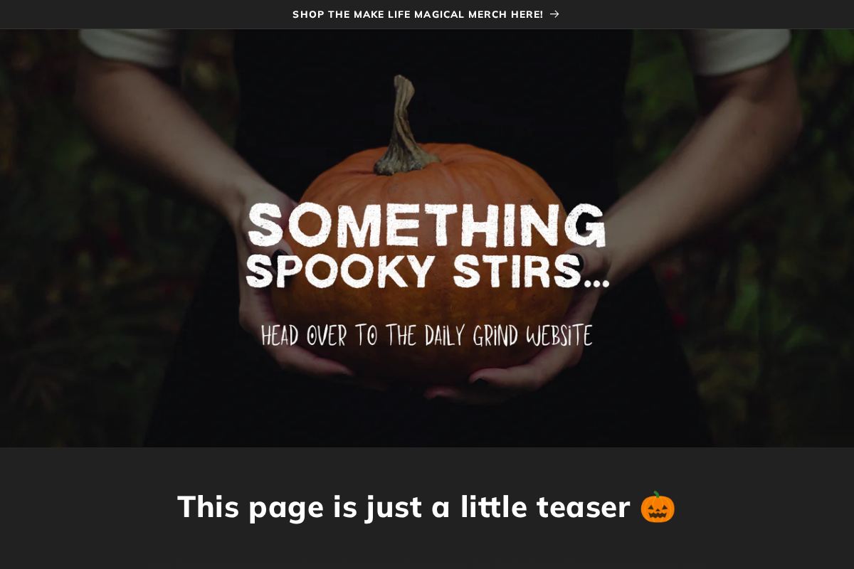 makelifemagical.shop homepage screenshot