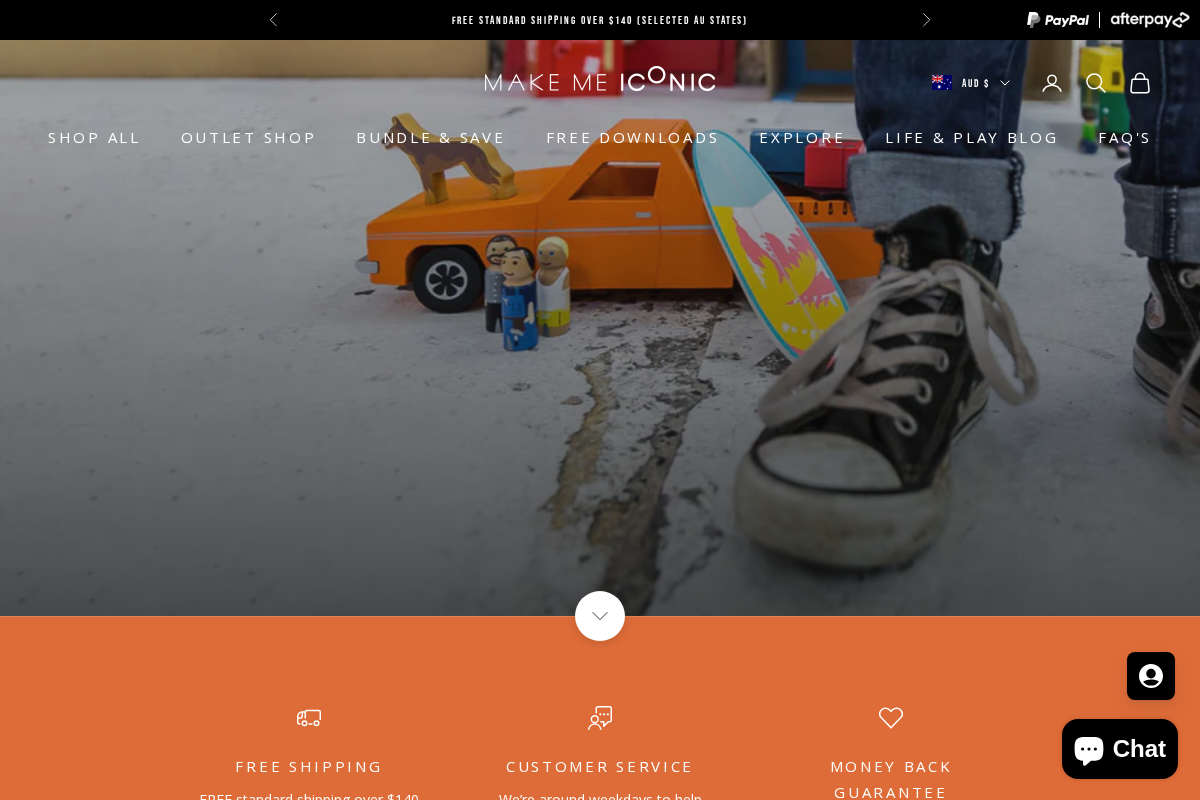 makemeiconic homepage screenshot