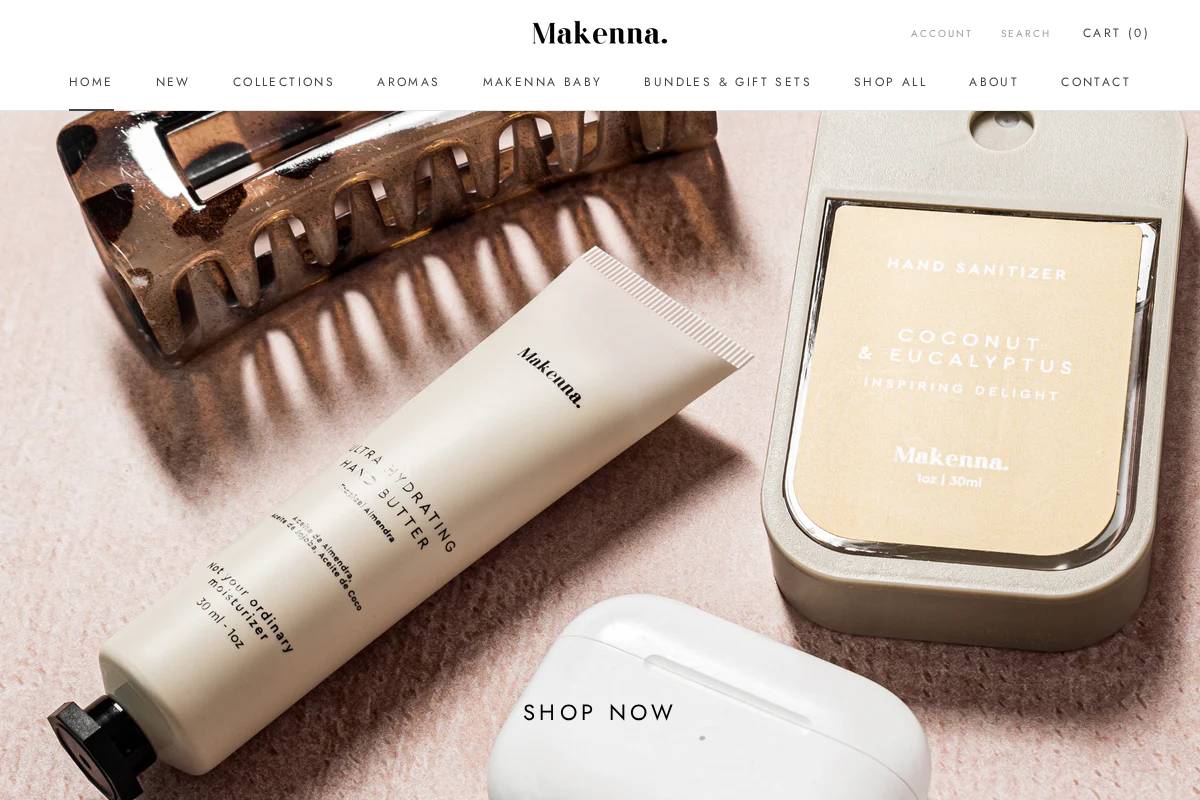 makennacare.com homepage screenshot