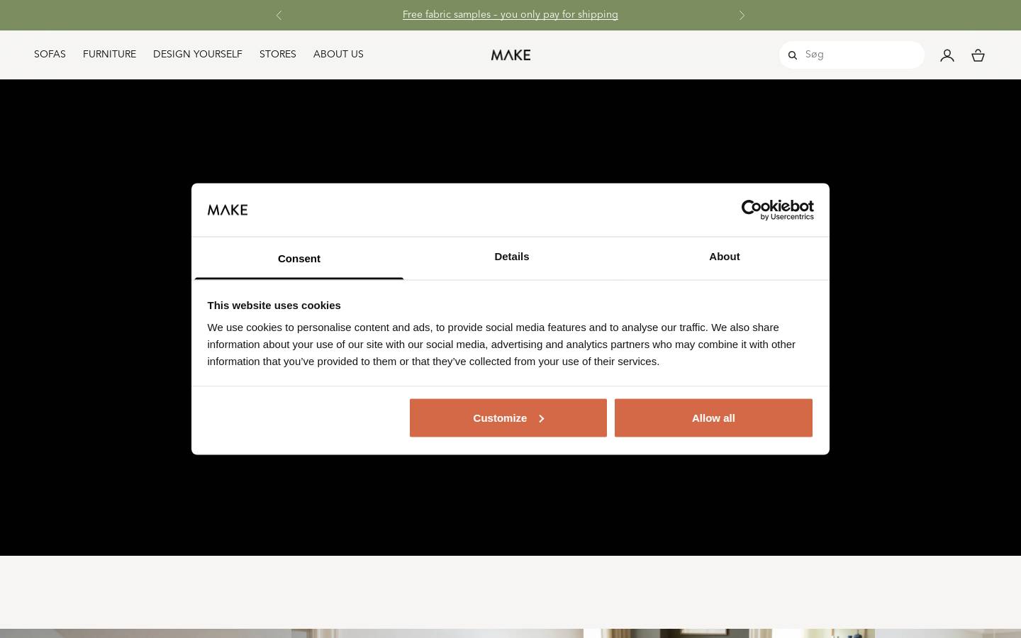 MAKE nordic homepage screenshot