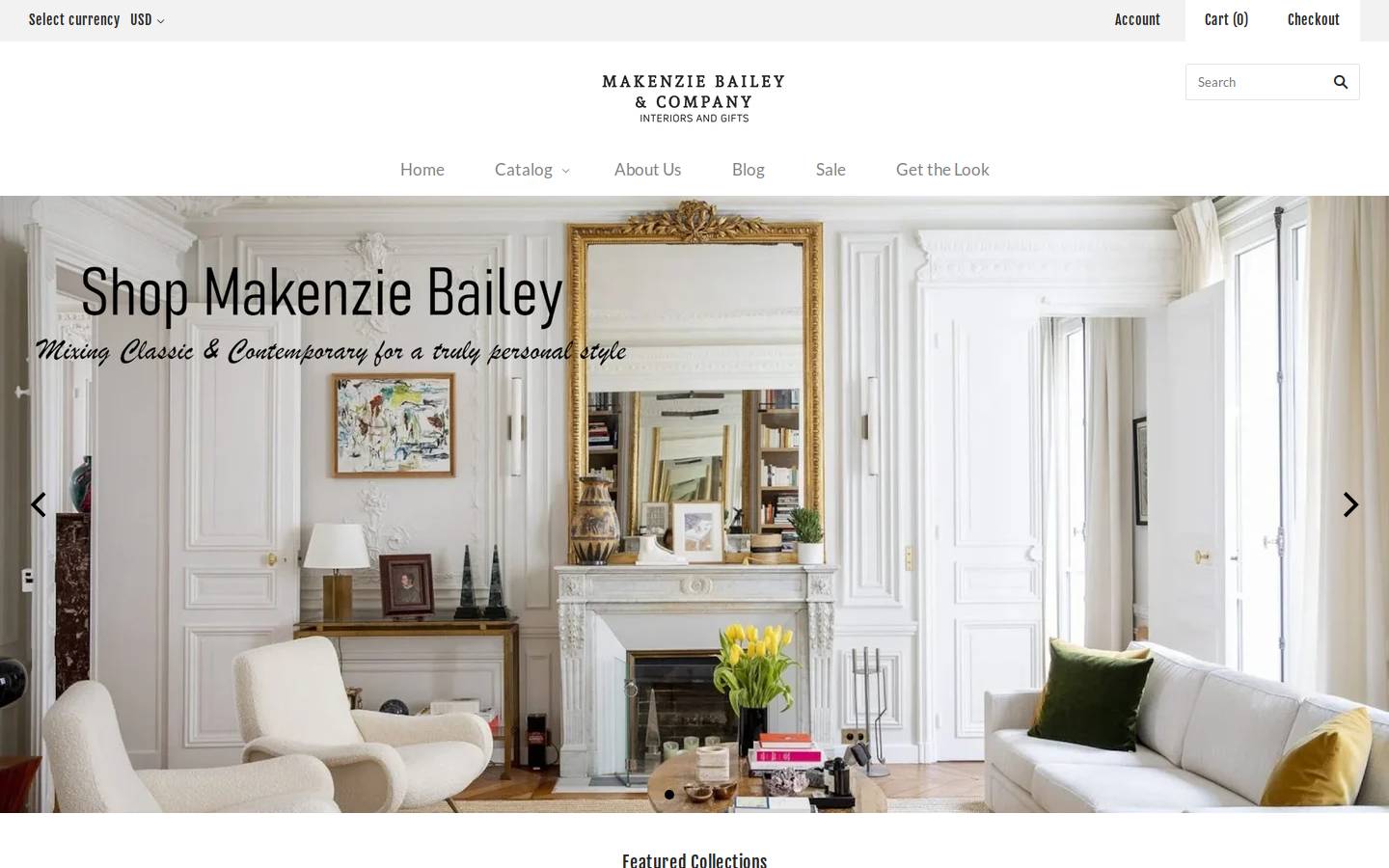 makenziebailey.com homepage screenshot