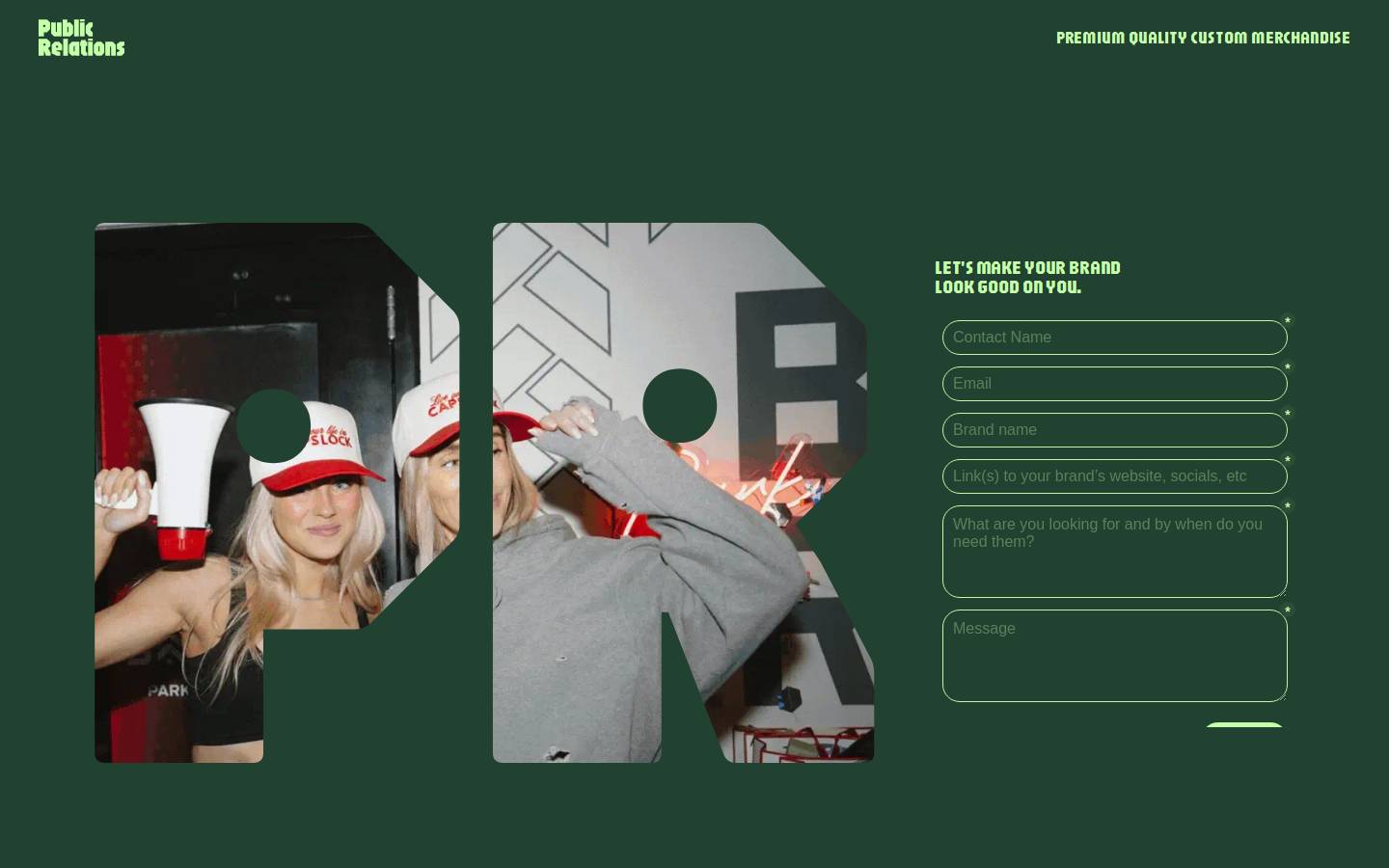 makepublicrelations.com homepage screenshot