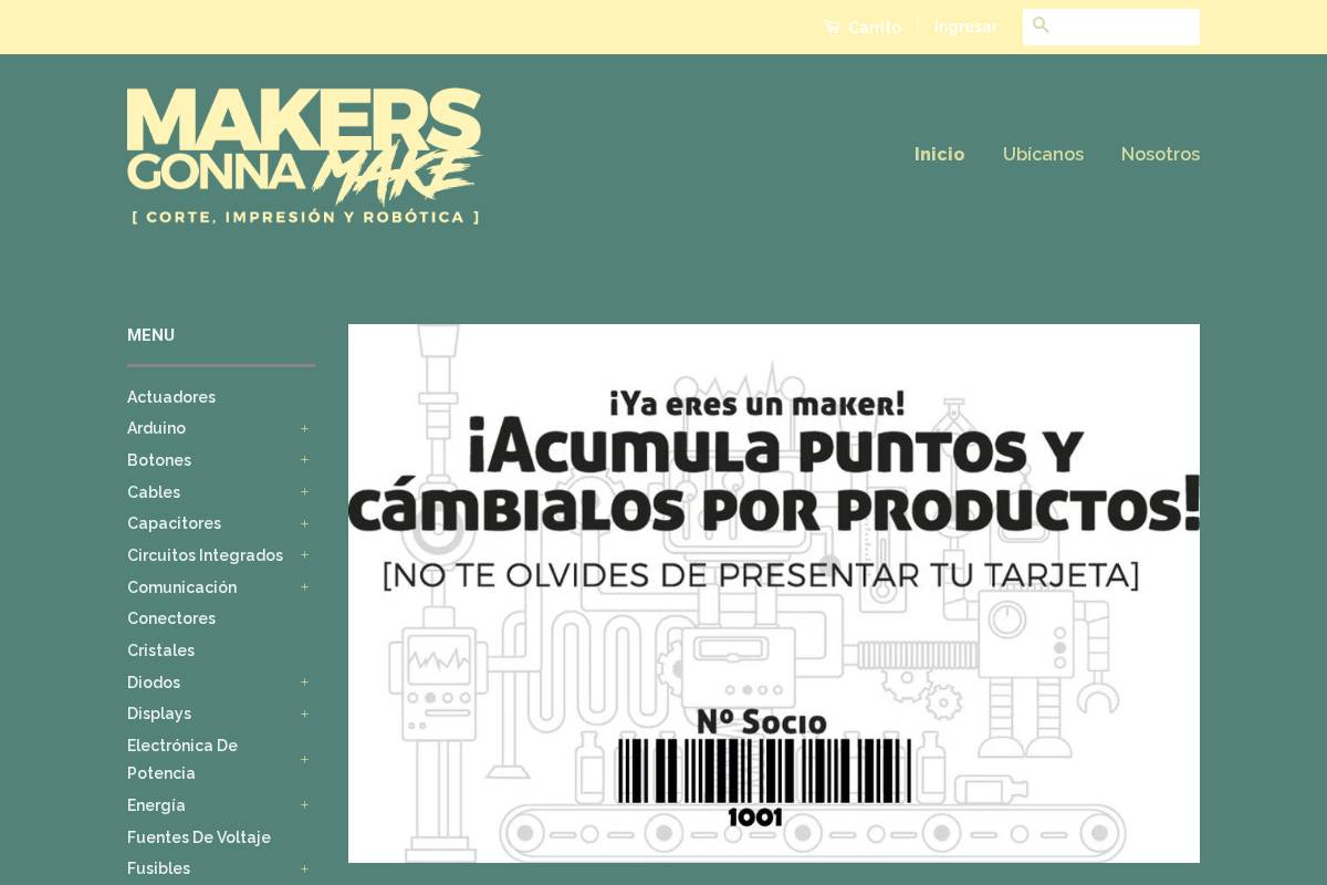 makersgonnamake.com.mx homepage screenshot