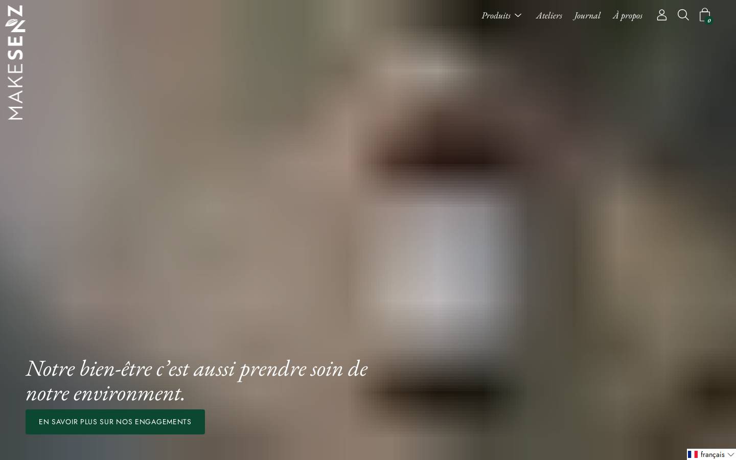 makesenz.be homepage screenshot