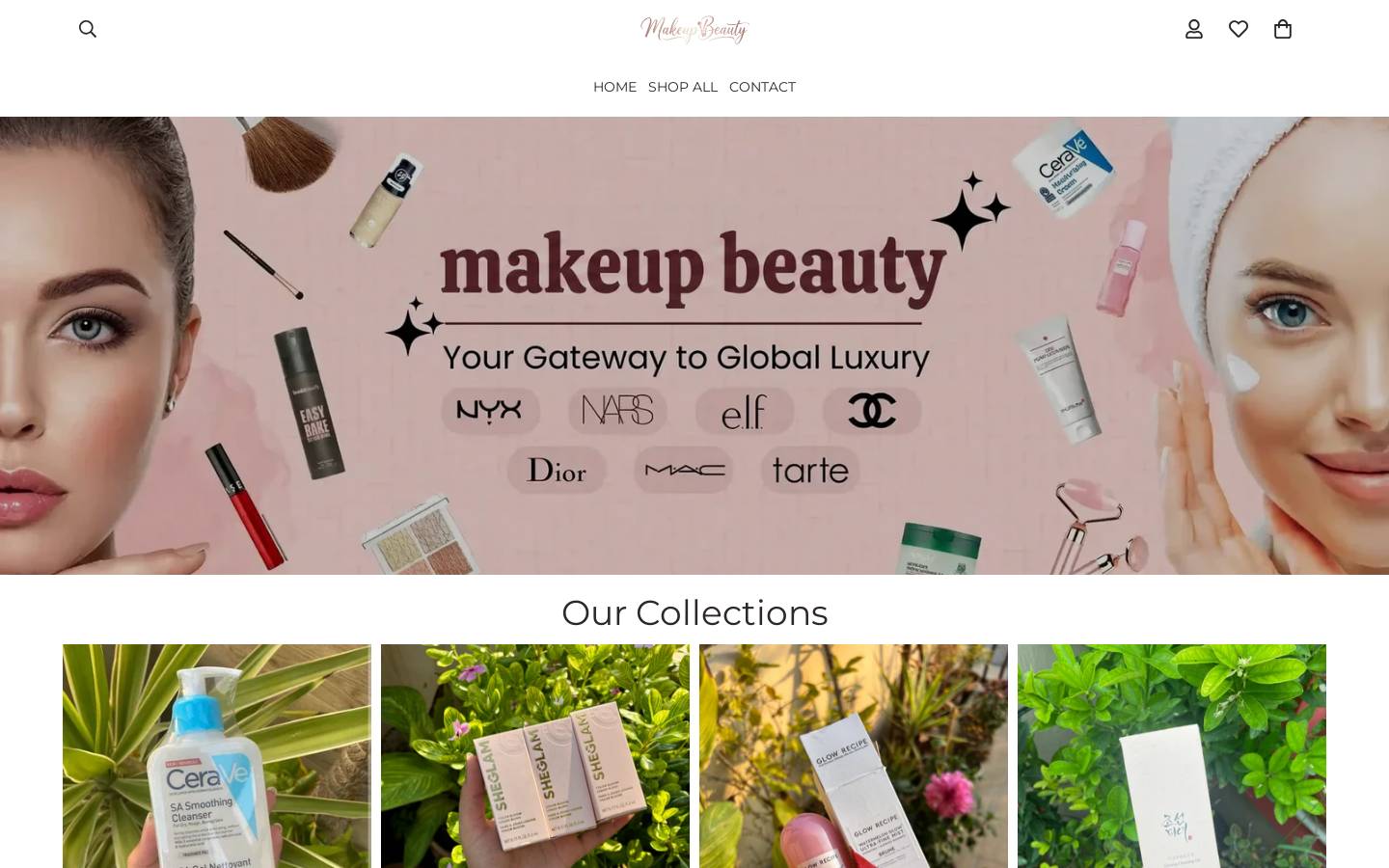 makeupbeauty.online homepage screenshot