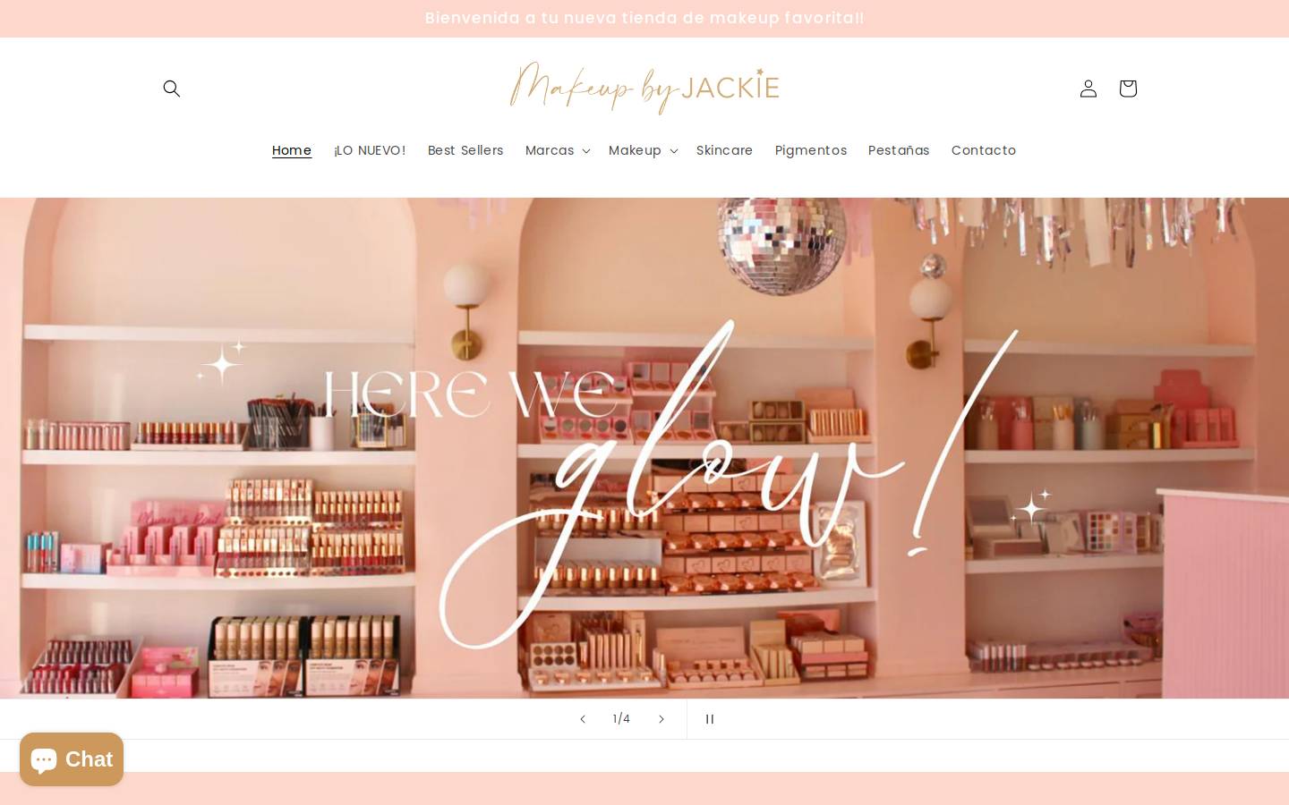 makeupbyjackie.com homepage screenshot