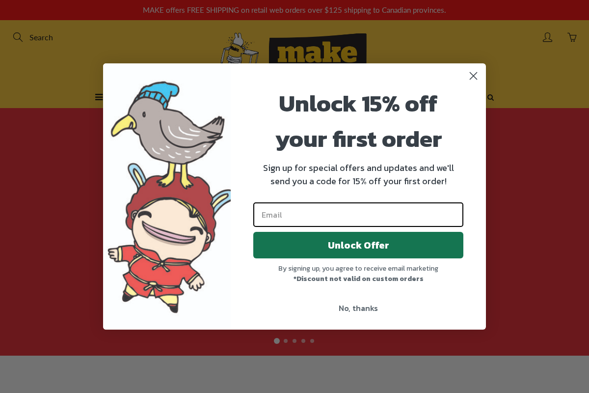 MAKE Vancouver homepage screenshot