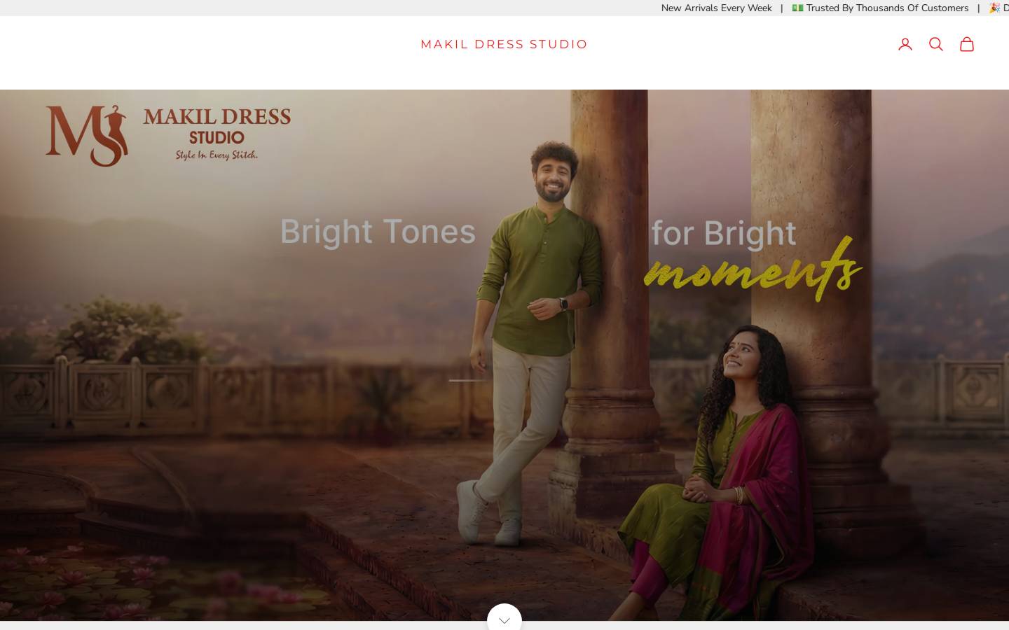 makildressstudio.com homepage screenshot
