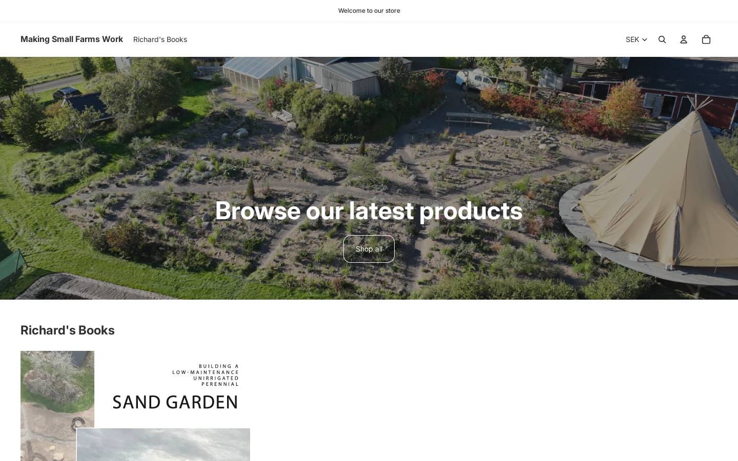 makingsmallfarmswork.shop homepage screenshot