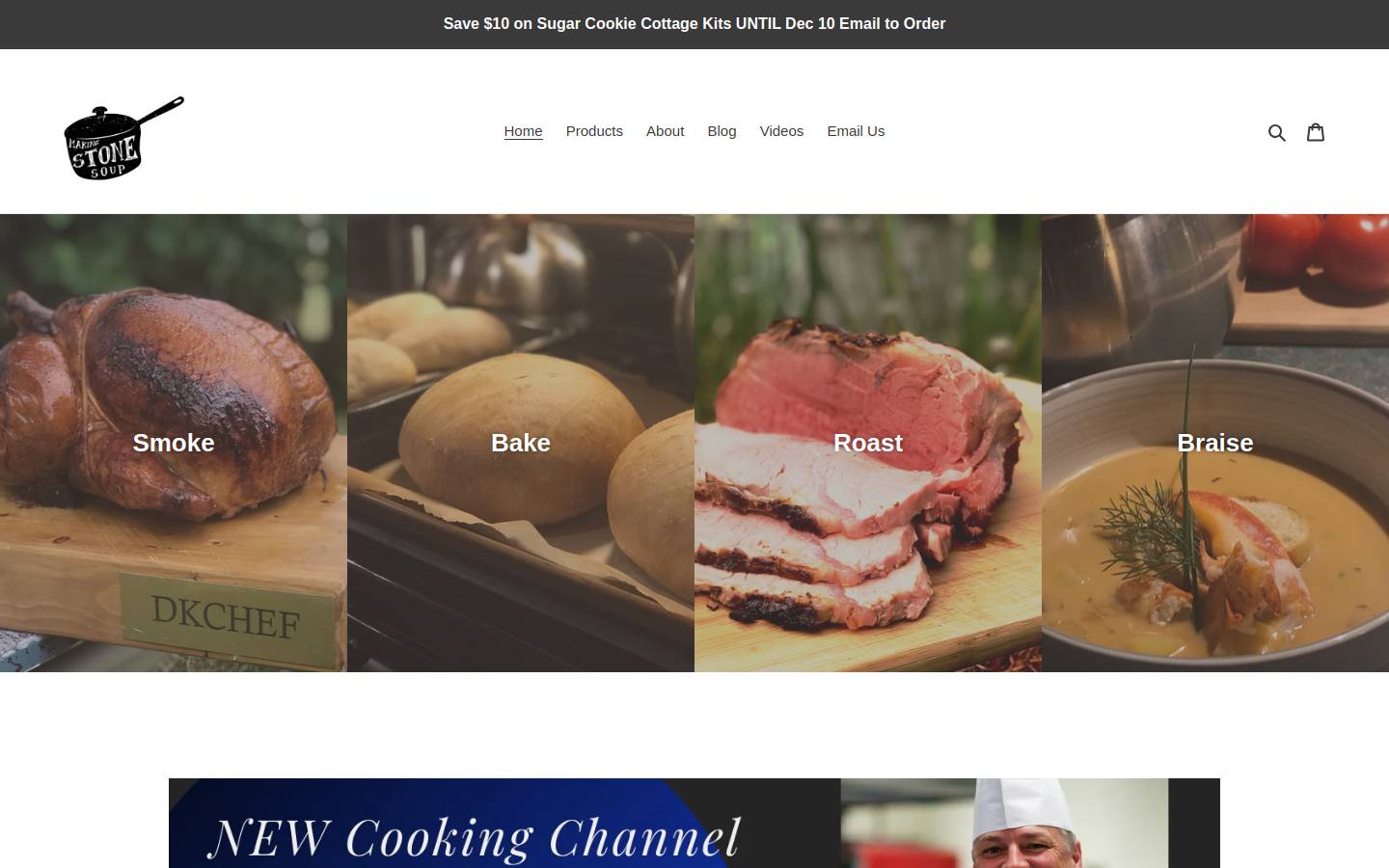 makingstonesoup.com homepage screenshot
