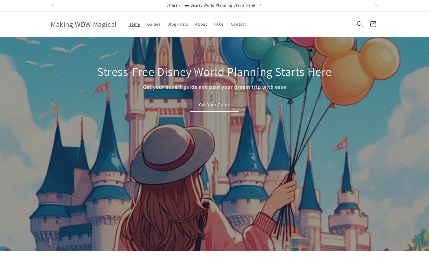 makingwdwmagical.com homepage screenshot