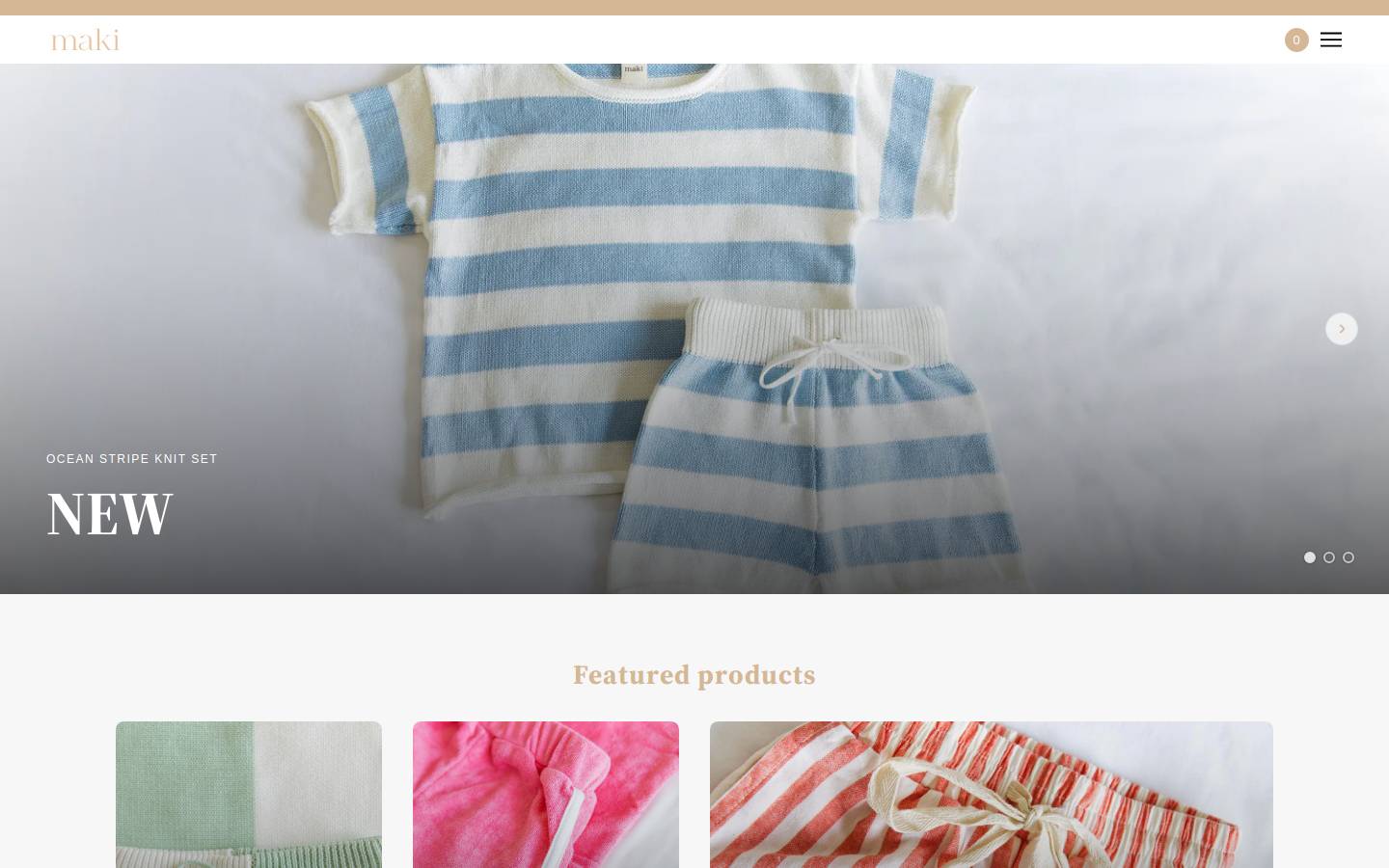 makithelabel.com homepage screenshot