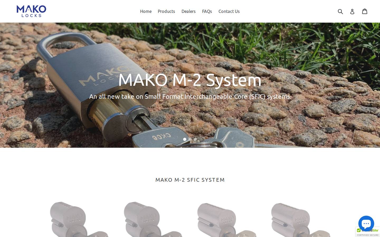 makolocks.com homepage screenshot