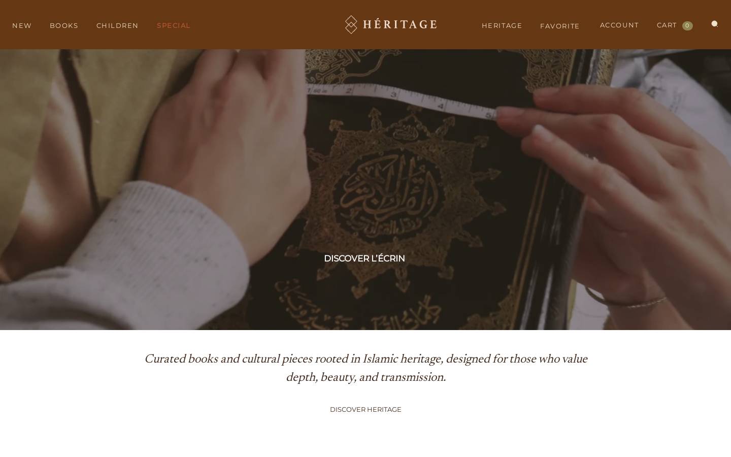 maktabaheritage.com homepage screenshot