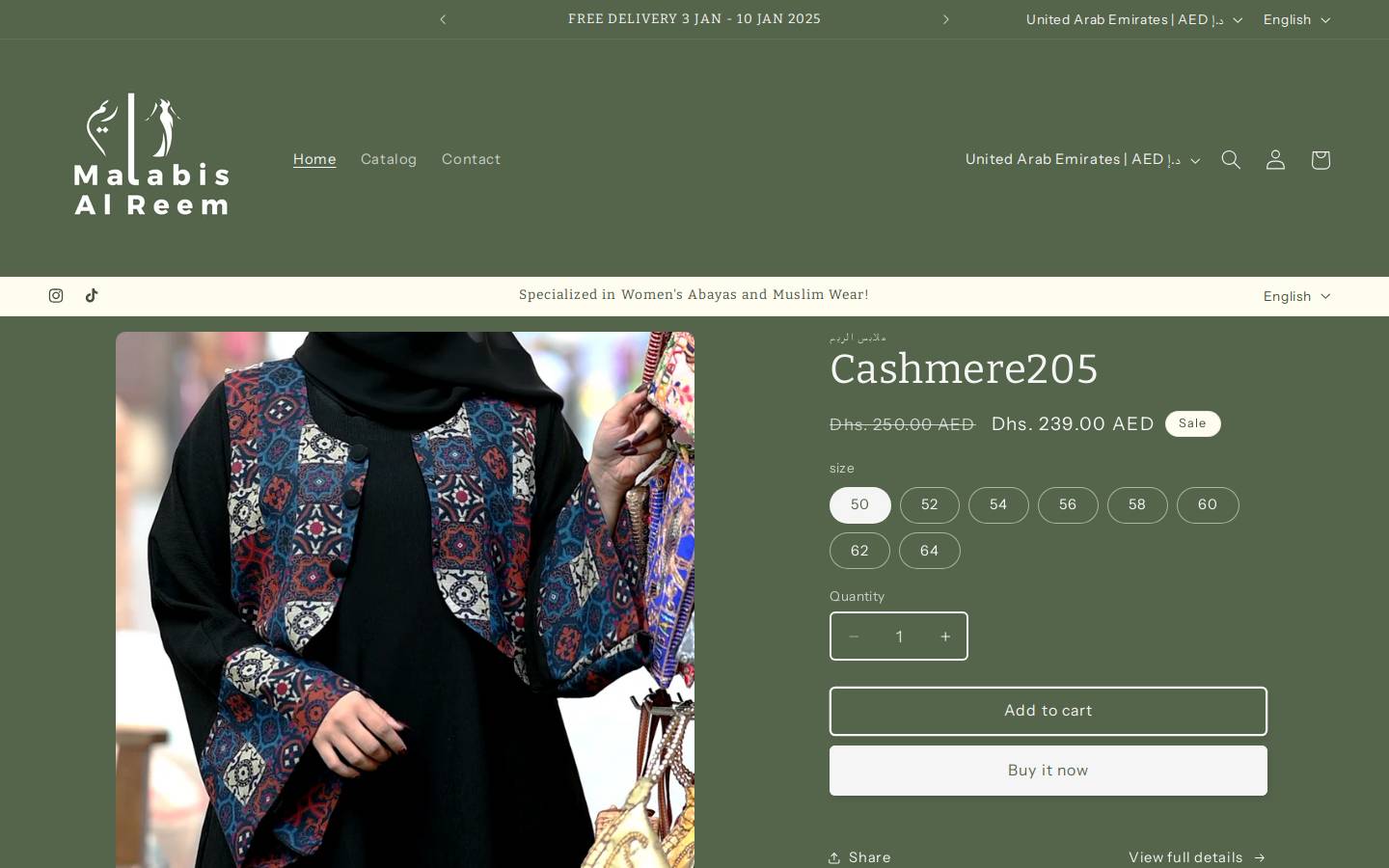 malabisalreem.com homepage screenshot