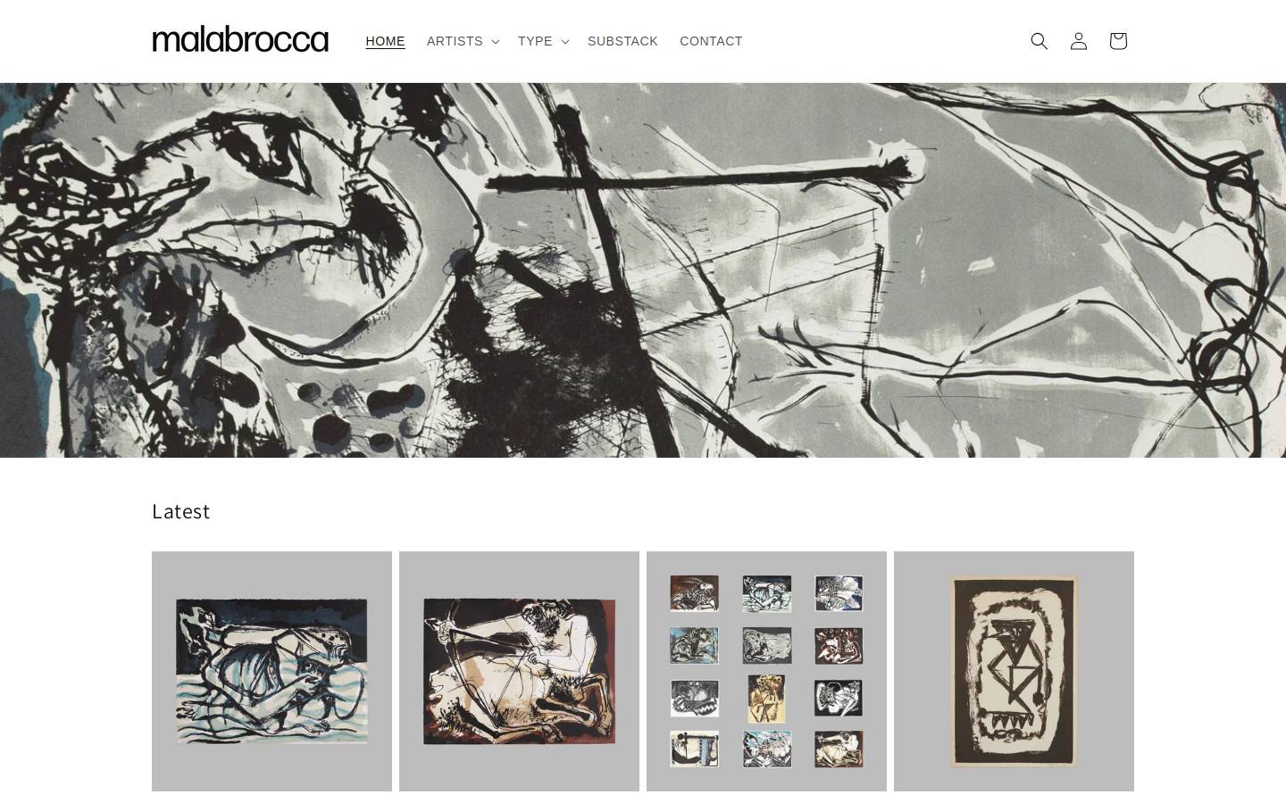 malabrocca.com homepage screenshot