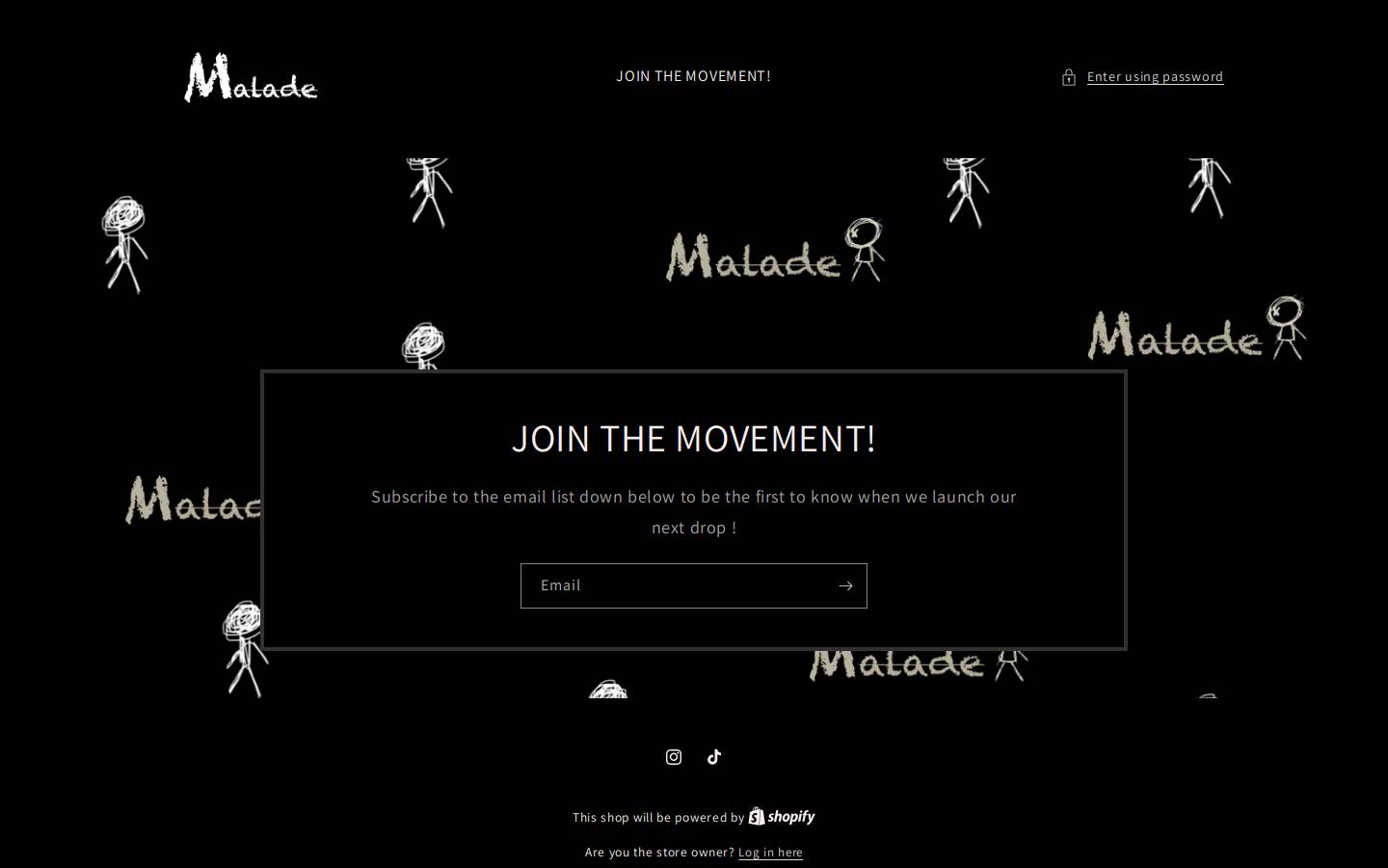 malade.co.uk homepage screenshot
