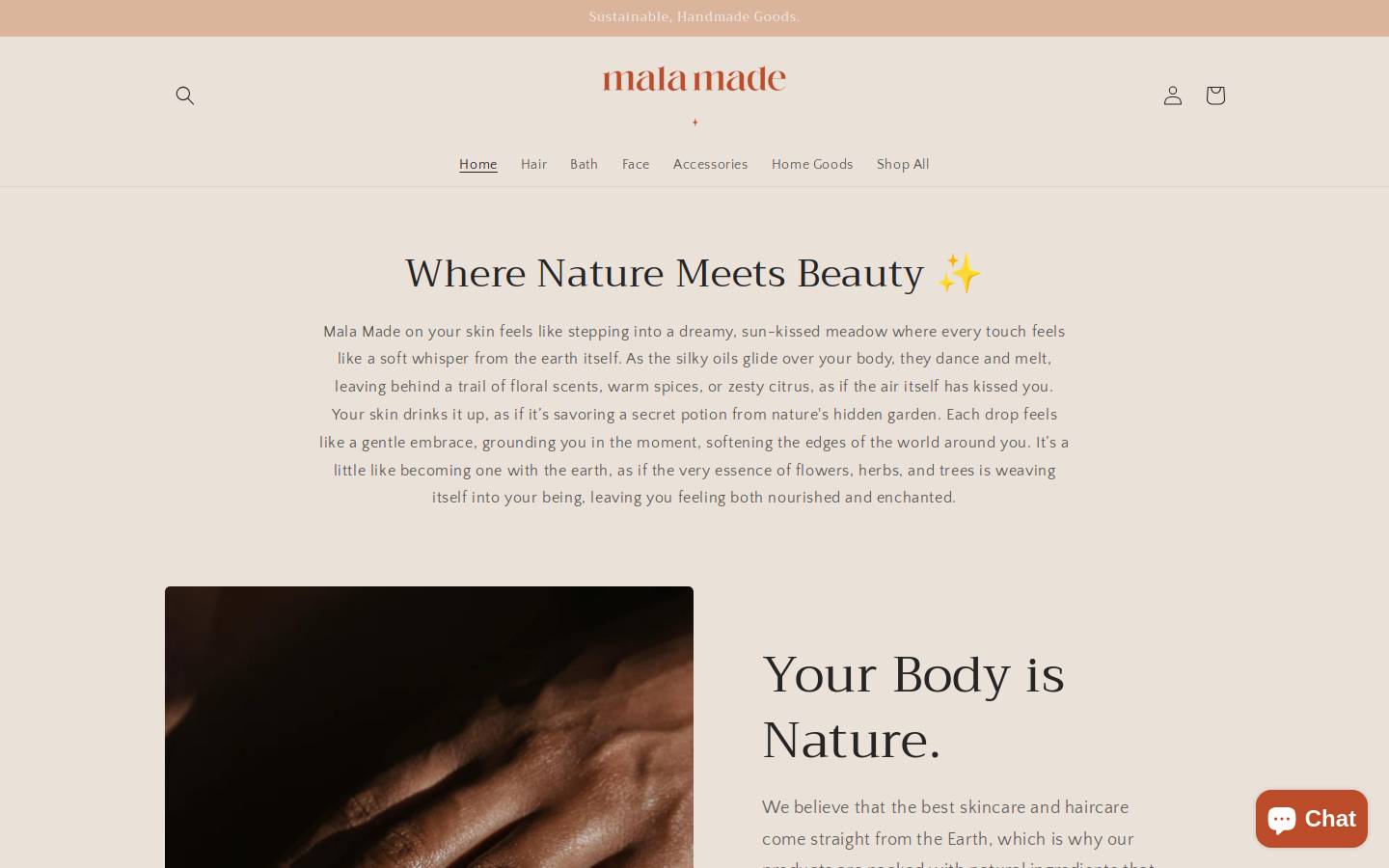 malamade.com homepage screenshot