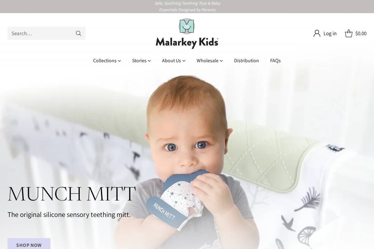 malarkeykids.com homepage screenshot