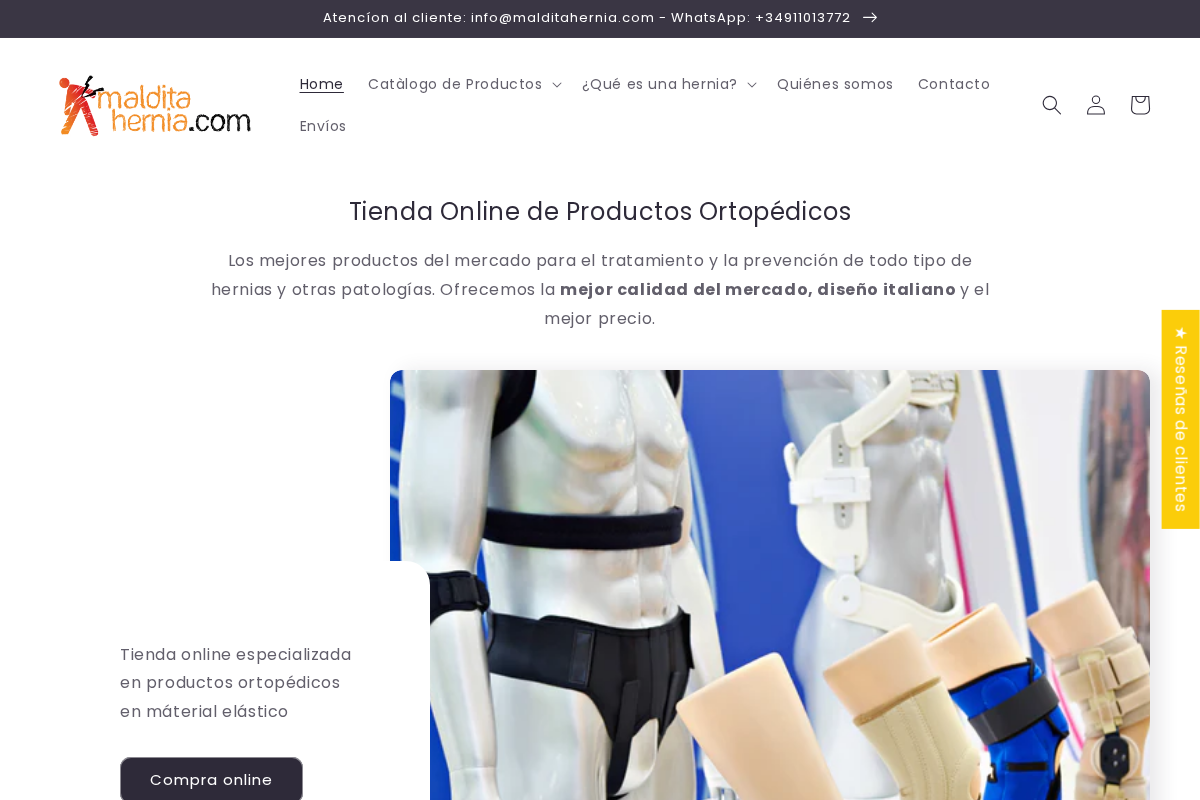 MalditaHernia.com homepage screenshot