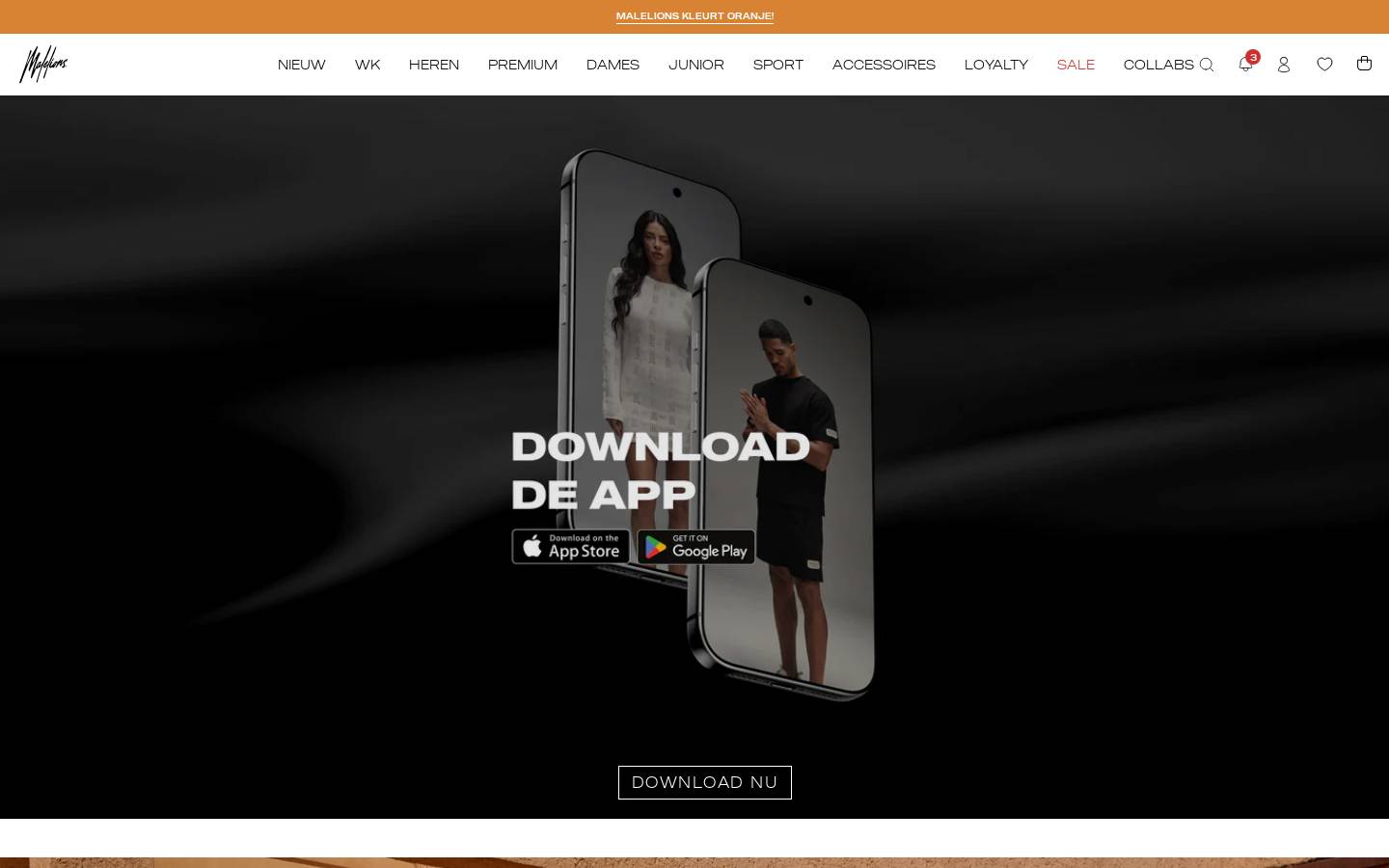 Malelions homepage screenshot