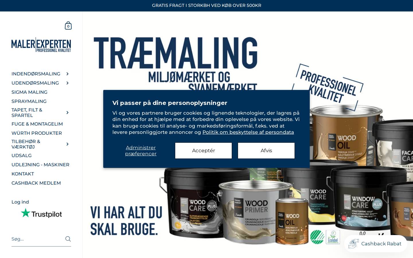 MALEREXPERTEN homepage screenshot