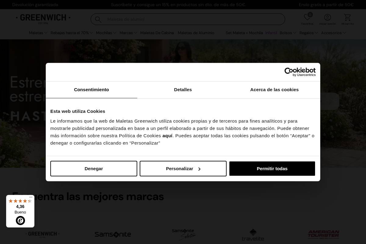 Maletasgreenwich homepage screenshot