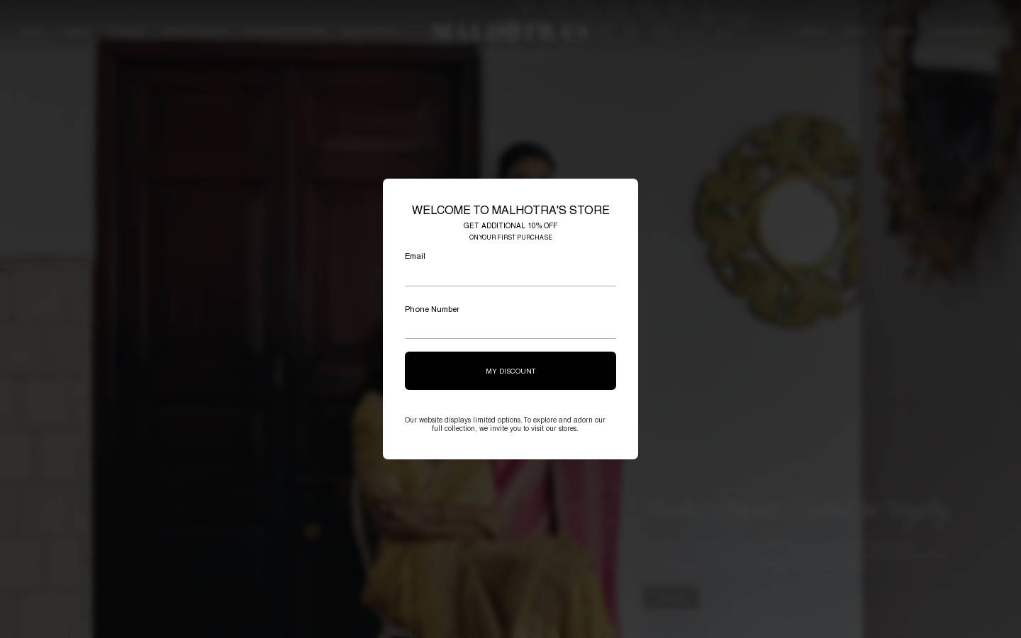 malhotrasindianheritage.com homepage screenshot