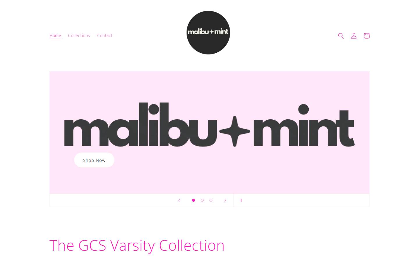 malibuandmint.com homepage screenshot