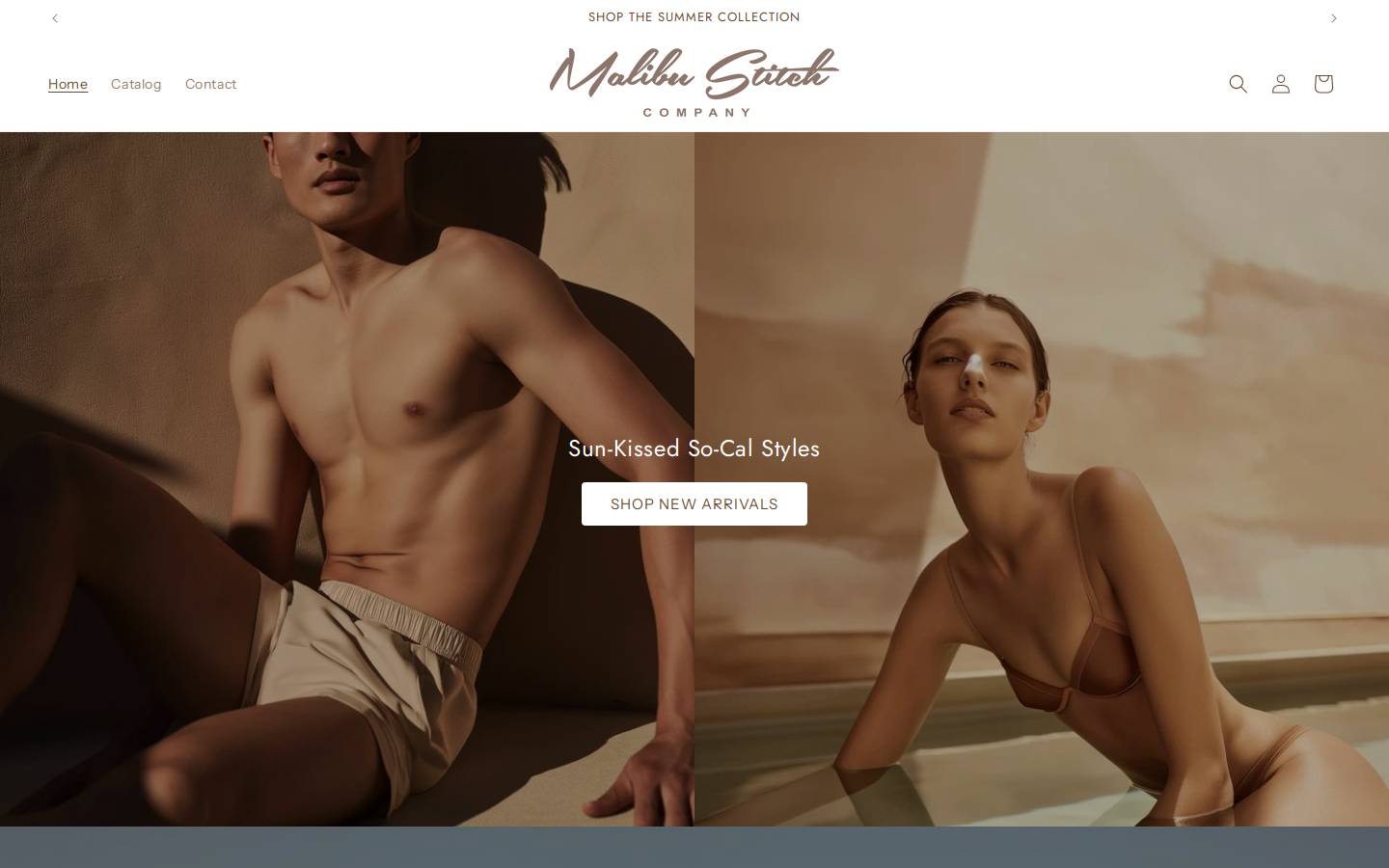 malibustitch.com homepage screenshot