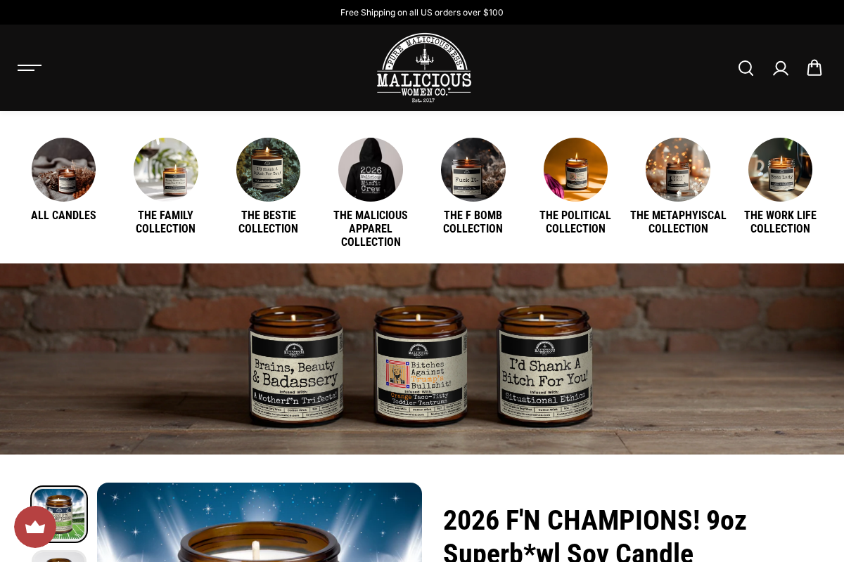 maliciouswomenco.com homepage screenshot