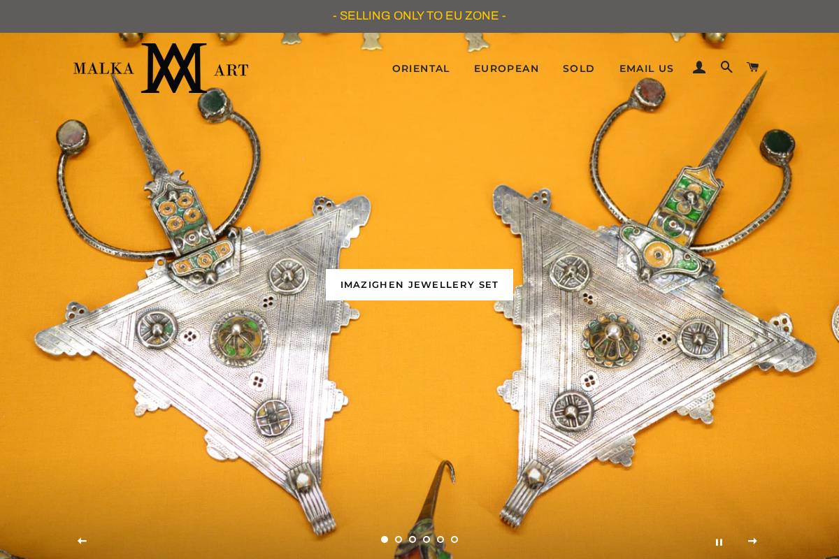 malkaart.com homepage screenshot