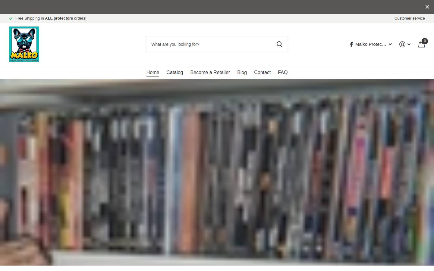 malkoprotectors.com homepage screenshot