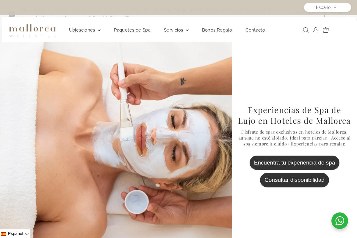 MallorcaWellness homepage screenshot