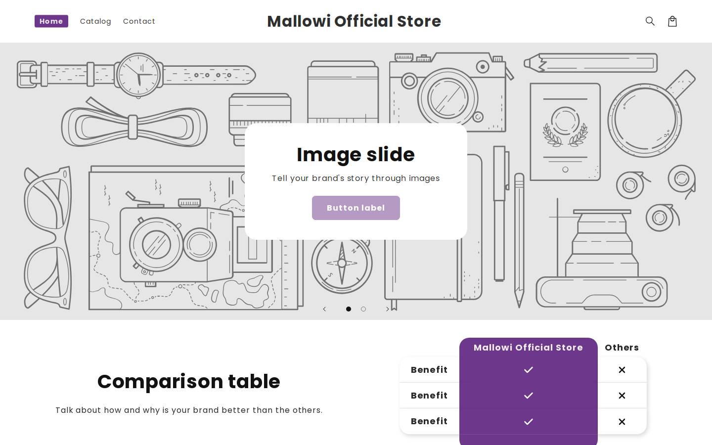 mallowi.com homepage screenshot