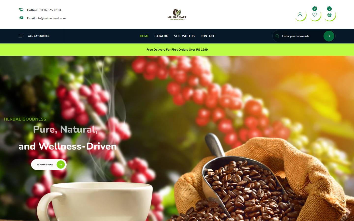 malnadmart.com homepage screenshot