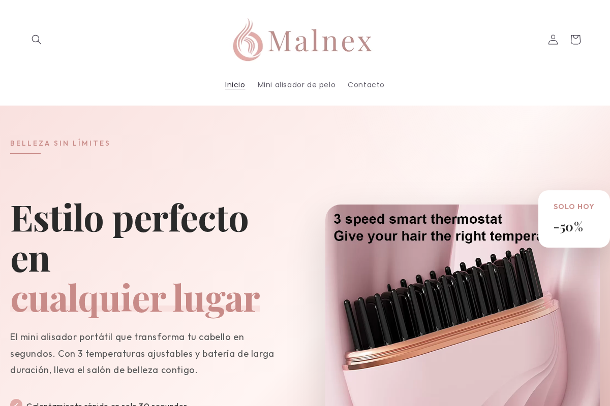Malnex homepage screenshot