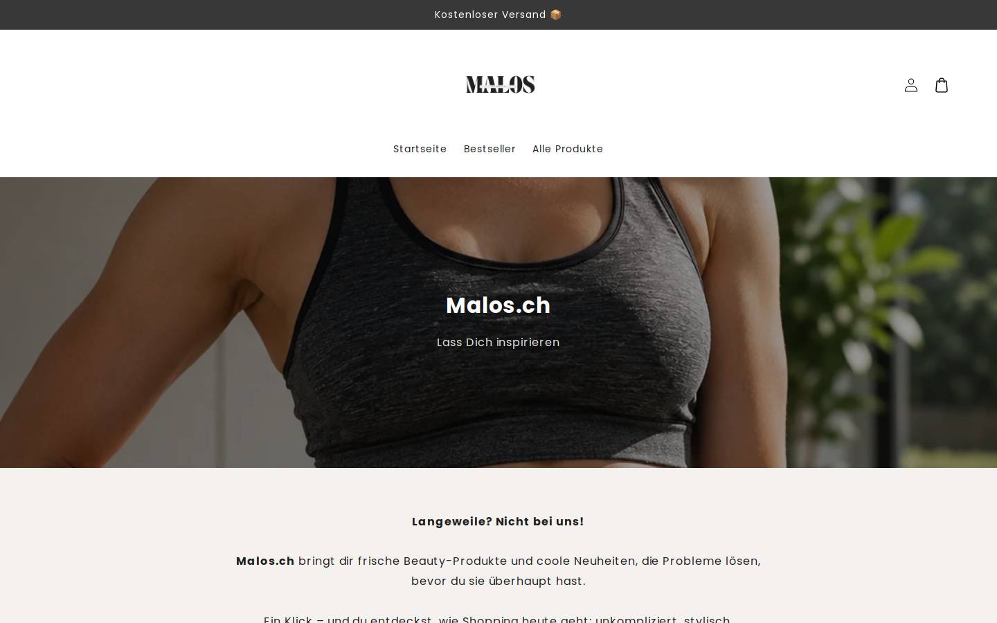 malos.ch homepage screenshot