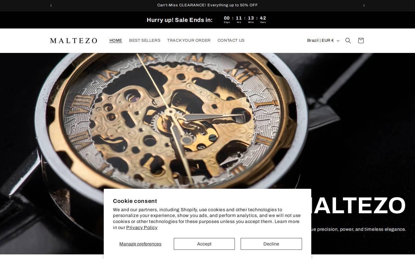 Maltezo homepage screenshot