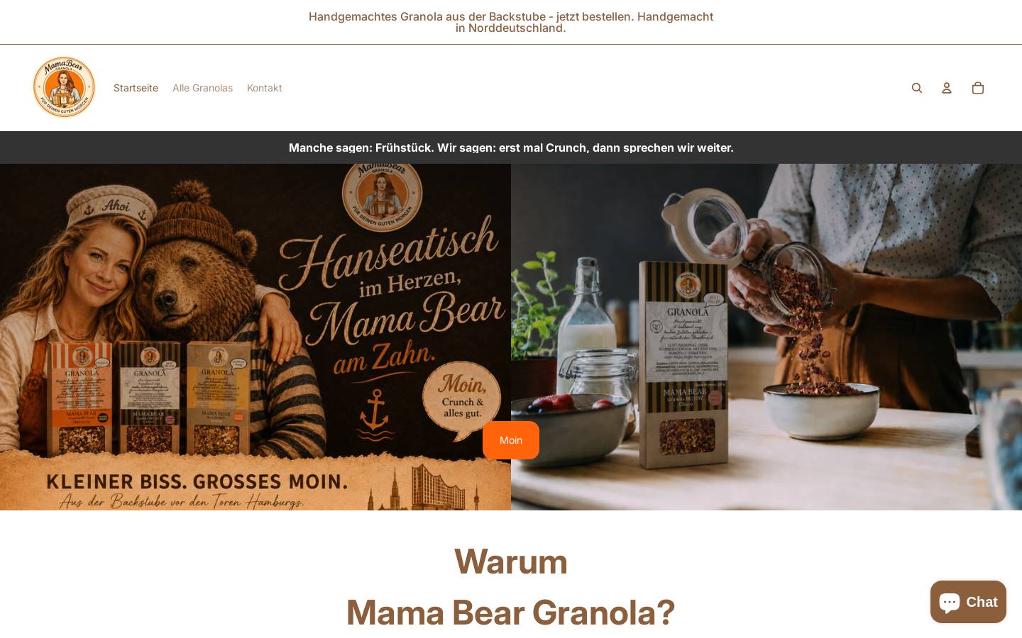 mama-bear.de homepage screenshot