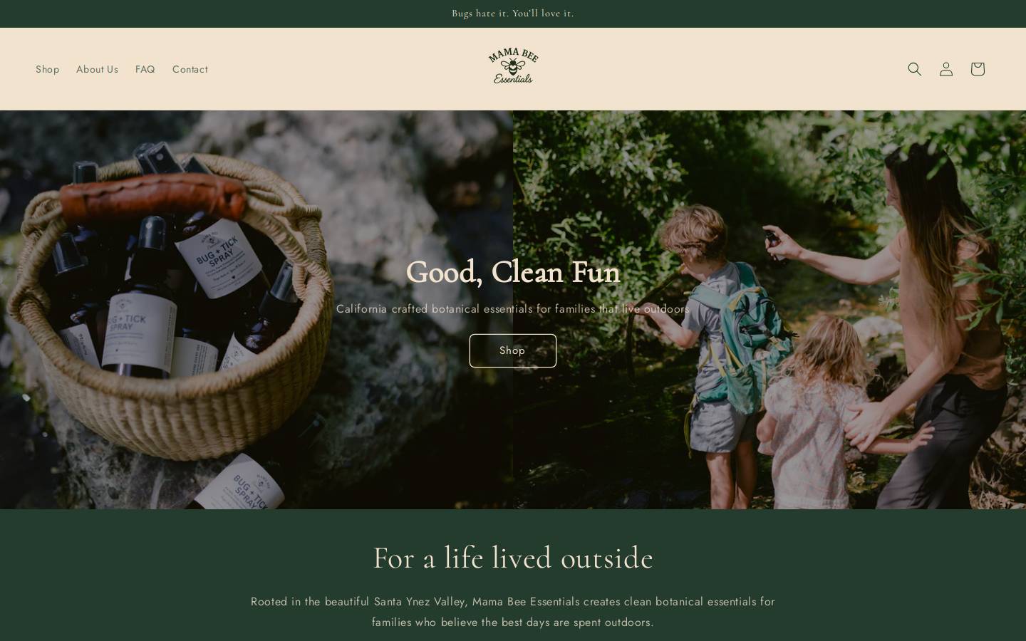 mamabeesyv.com homepage screenshot
