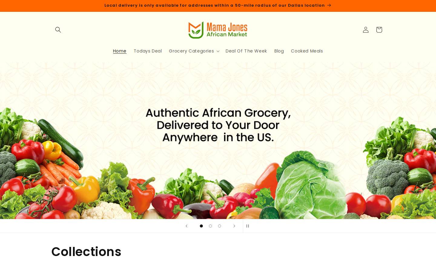 mamajonesafrica.com homepage screenshot