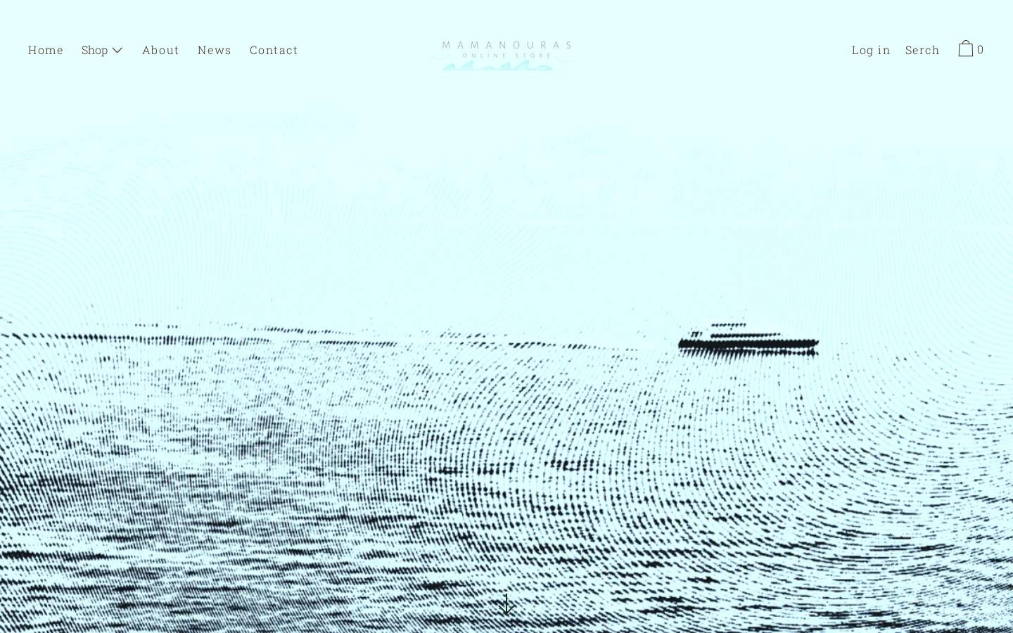 mamanouras-onlinestore.com homepage screenshot